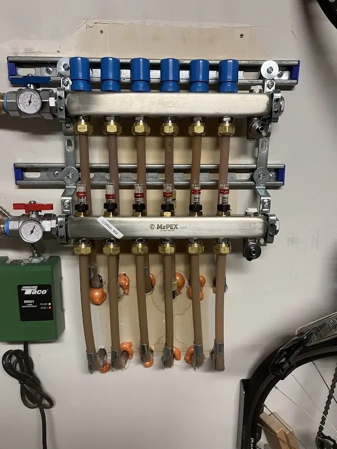 Plumber performing Leak Detection at a residential property in Stanton